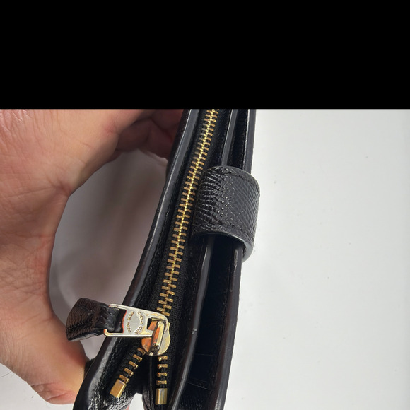 Coach Compact Wallet Black Saffiano Leather Wallet - Picture 4 of 8